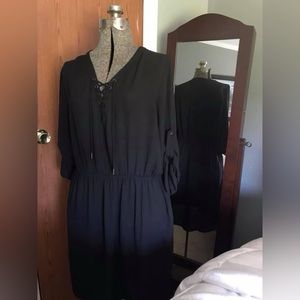 Black Dress with Tie